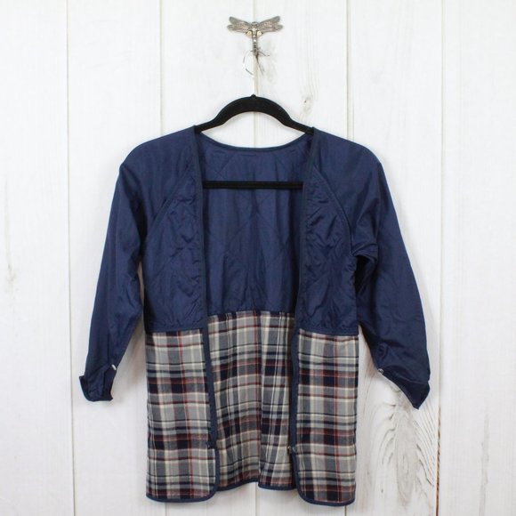 LL Bean Blue Removable Liner Waterproof Rain Jacket Size S - Picture 10 of 14